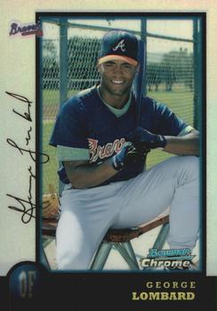 1998 Bowman Chrome - Refractors #193 George Lombard Front