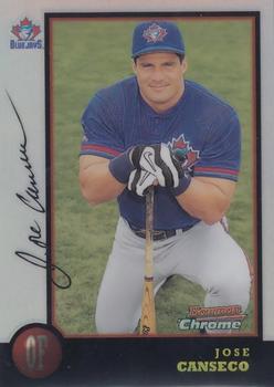1998 Bowman Chrome - Refractors #277 Jose Canseco Front