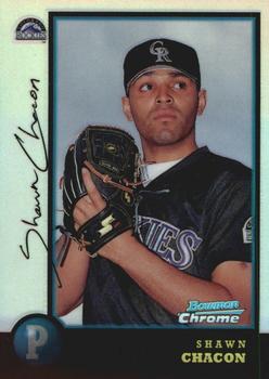 1998 Bowman Chrome - Refractors #407 Shawn Chacon Front