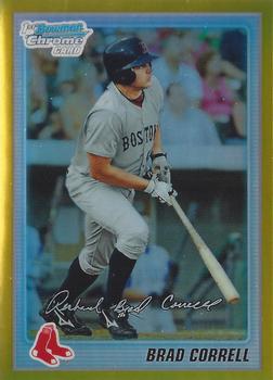 2010 Bowman Chrome - Prospects Gold Refractors #BCP172 Brad Correll Front