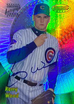 1998 Bowman's Best - Certified Autographs Refractor #125 Kerry Wood Front