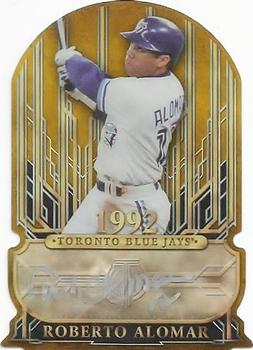 2015 Topps Tribute - To The Victors Die Cut Autographs Gold #TTV-RA Roberto Alomar Front