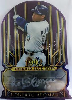 2015 Topps Tribute - To The Victors Die Cut Autographs Purple #TTV-RA Roberto Alomar Front