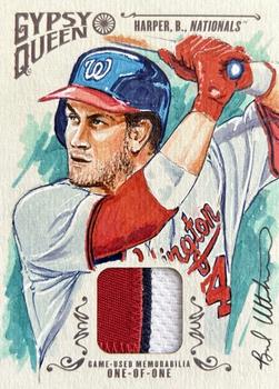 2015 Topps Gypsy Queen - Original Art Patches #OAP-BHA Bryce Harper Front
