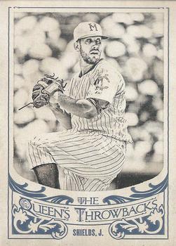 2015 Topps Gypsy Queen - The Queen's Throwbacks #QT-6 James Shields Front