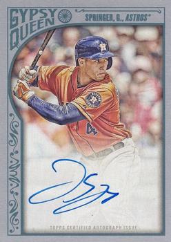 2015 Topps Gypsy Queen - Autographs Silver #GQA-GS George Springer Front