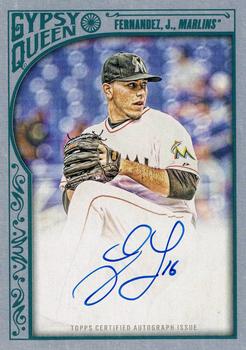 2015 Topps Gypsy Queen - Autographs Silver #GQA-JF Jose Fernandez Front