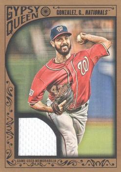 2015 Topps Gypsy Queen - Relics Gold #GQR-GG Gio Gonzalez Front