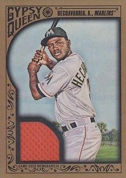2015 Topps Gypsy Queen - Relics Gold #GQR-AH Adeiny Hechavarria Front