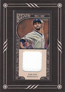 2015 Topps Gypsy Queen - Mini Relics #GMR-DP David Price Front