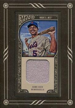 2015 Topps Gypsy Queen - Mini Relics #GMR-DW David Wright Front