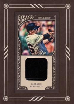 2015 Topps Gypsy Queen - Mini Relics #GMR-GB Gary Brown Front