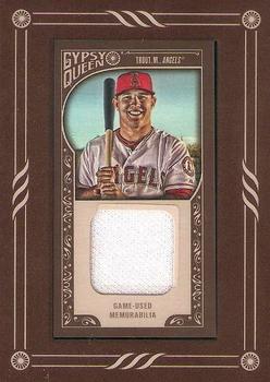 2015 Topps Gypsy Queen - Mini Relics #GMR-MTR Mike Trout Front