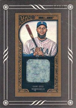 2015 Topps Gypsy Queen - Mini Relics Gold #GMR-EA Elvis Andrus Front