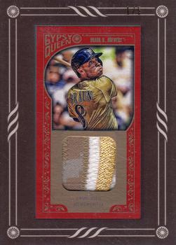 2015 Topps Gypsy Queen - Mini Relics Red Patch #GMR-RB Ryan Braun Front