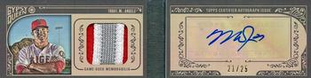 2015 Topps Gypsy Queen - Mini Auto Patch Books #MAR-MT Mike Trout Front