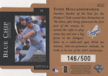 1997 Upper Deck - Blue Chip Prospects #BC16 Todd Hollandsworth Back