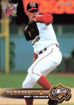 1999 Choice Carolina League Top Prospects #NNO Tim Drew Front