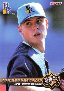 1999 Choice Carolina League Top Prospects #NNO Chris George Front