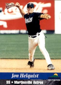 1999 Multi-Ad Appalachian League Top Prospects #11 Jon Helquist Front