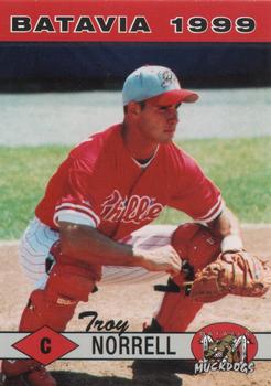1999 Batavia Muckdogs #NNO Troy Norrell Front