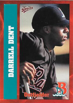 1999 Multi-Ad Bowie Baysox #10 Darrell Dent Front