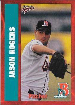 1999 Multi-Ad Bowie Baysox #23 Jason Rogers Front