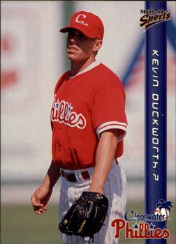 1999 Multi-Ad Clearwater Phillies #11 Brandon Duckworth Front