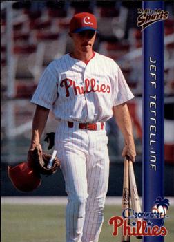 1999 Multi-Ad Clearwater Phillies #21 Jeff Terrell Front