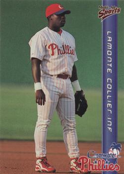 1999 Multi-Ad Clearwater Phillies #3 Lamonte Collier Front