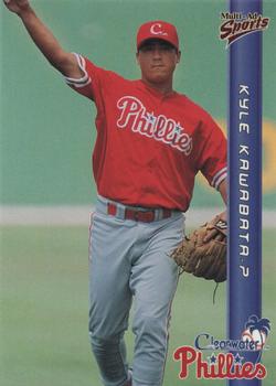1999 Multi-Ad Clearwater Phillies #10 Kyle Kawabata Front