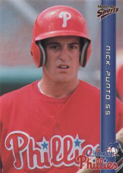 1999 Multi-Ad Clearwater Phillies #19 Nick Punto Front