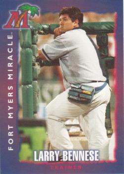 1999 Fort Myers Miracle #NNO Larry Bennese Front