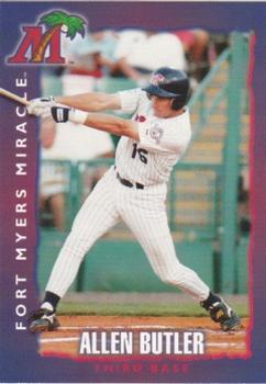 1999 Fort Myers Miracle #NNO Allen Butler Front