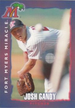 1999 Fort Myers Miracle #NNO Josh Gandy Front