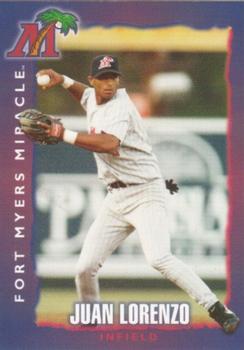 1999 Fort Myers Miracle #NNO Juan Lorenzo Front