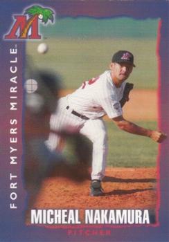 1999 Fort Myers Miracle #NNO Micheal Nakamura Front