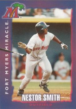 1999 Fort Myers Miracle #NNO Nestor Smith Front