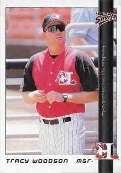 1999 Multi-Ad Hickory Crawdads #1 Tracy Woodson Front