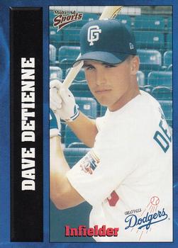 1999 Multi-Ad Great Falls Dodgers #9 Dave Detienne Front