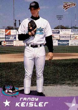 1999 Multi-Ad Greensboro Bats #13 Randy Keisler Front