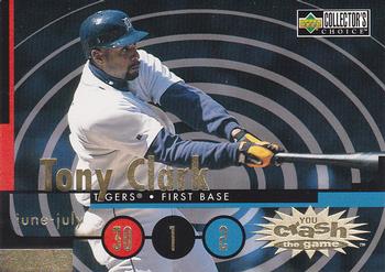 1998 Collector's Choice - You Crash the Game #CG4 Tony Clark  Front