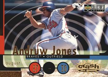 1998 Collector's Choice - You Crash the Game #CG14 Andruw Jones Front