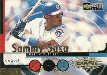 1998 Collector's Choice - You Crash the Game #CG17 Sammy Sosa Front
