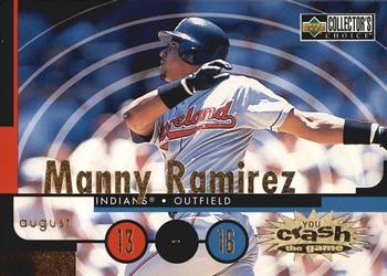 1998 Collector's Choice - You Crash the Game #CG21 Manny Ramirez  Front
