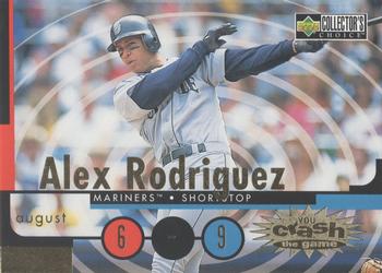 1998 Collector's Choice - You Crash the Game #CG24 Alex Rodriguez Front