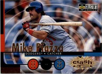 1998 Collector's Choice - You Crash the Game #CG25 Mike Piazza Front