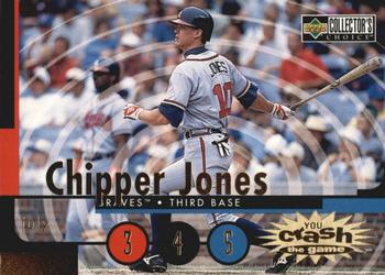 1998 Collector's Choice - You Crash the Game #CG27 Chipper Jones Front