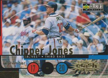 1998 Collector's Choice - You Crash the Game #CG27 Chipper Jones  Front
