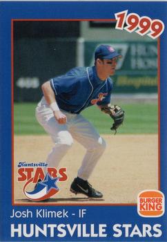 1999 Huntsville Stars #NNO Josh Klimek Front